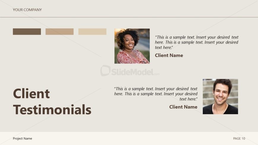 Interior Design Project Proposal PPT Slide Template