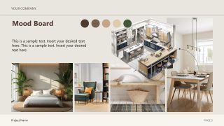 Editable Interior Design Project Proposal PPT Template 