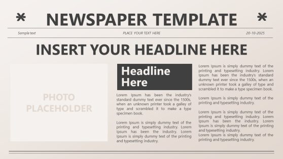 Newspaper PowerPoint Template