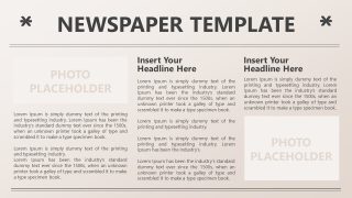 Newspaper PPT Slide Template