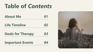 Customizable My Approach to Therapy PPT Template