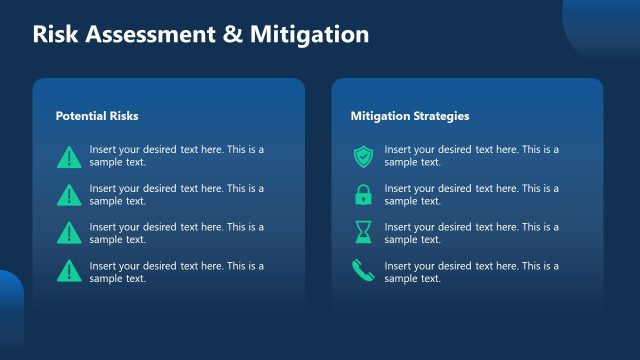 Risk Assessment & Mitigation Slide for Presentation