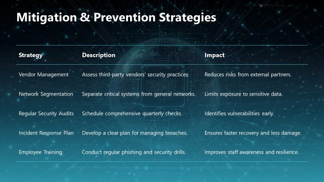 Mitigation & Prevention Strategies – Cyber Security Case Study Presentation