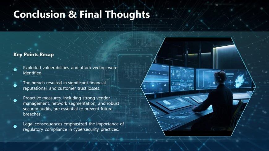 Cyber Security Case Study Template for PPT Presentation