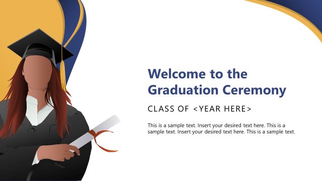 Welcome Slide – School Academy Graduation Template