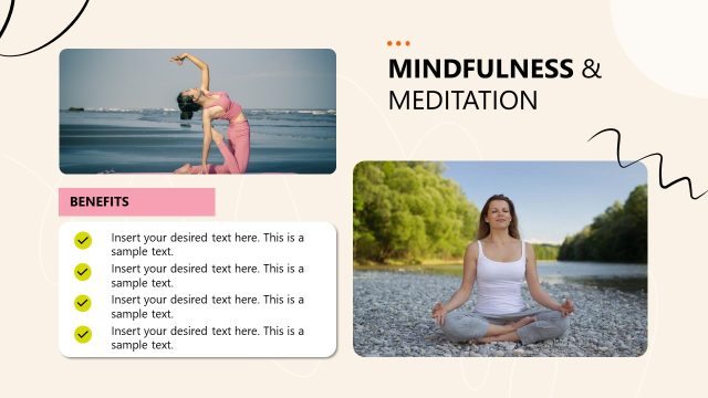 Mindfulness & Meditation Slide – Wellness & Mental Health Template