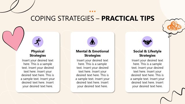 Practical Tips Presentation – Wellness & Mental Health Template