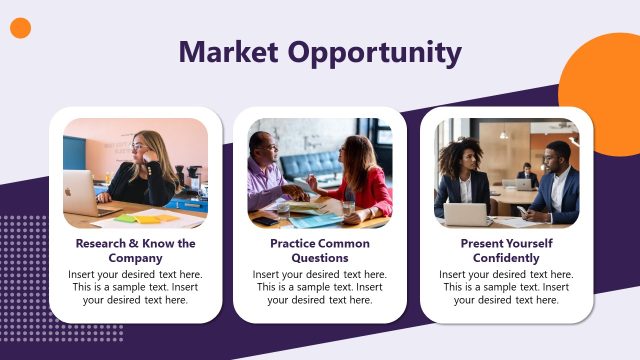 Engaging Market Opportunity Slide PPT Layout