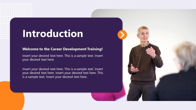 Introduction Slide – Career Development Template