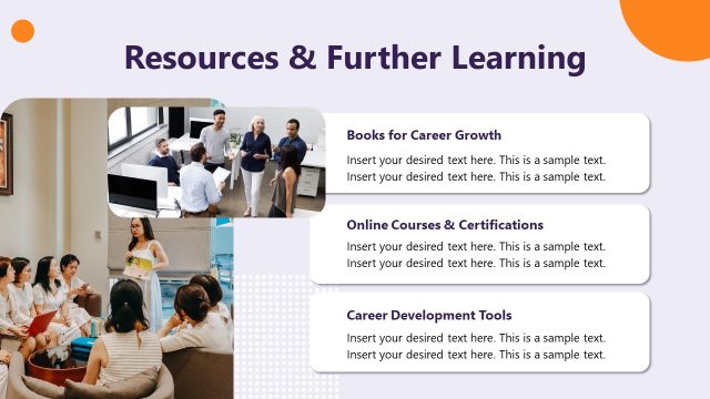 Resources & Further Learning PPT Template