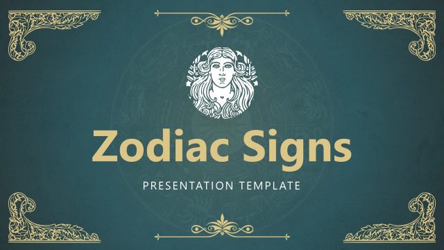 Cover Slide – Zodiac Signs Presentation Template