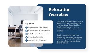 Employee Relocation Template for Presentation 