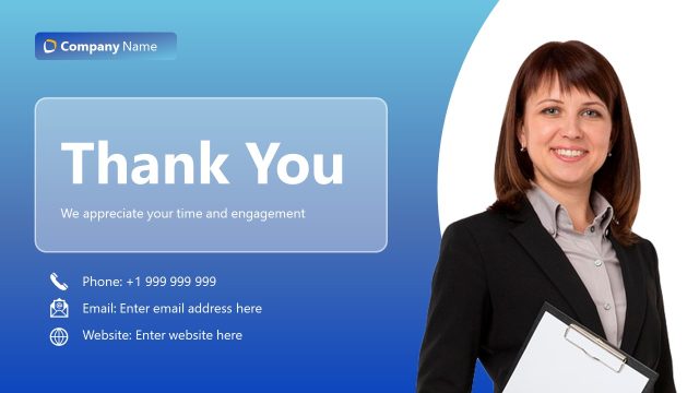 Thank You Slide – Cross-Training PPT Template