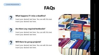 Course Outline Slide PPT Template 