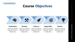 Course Outline Slide Template 