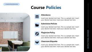 Policies Slide - Course Outline Template 