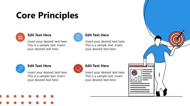 Core Principles Presentation Slide – Microlearning PPT Template