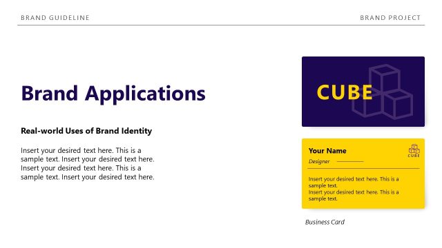 Brand Applications Slide PPT Template