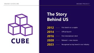 Brand Guidelines Template Slide 