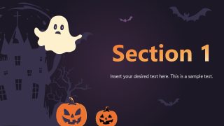 Scary Haunted PPT Layout 