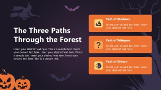 Scary Haunted Template for Presentation 