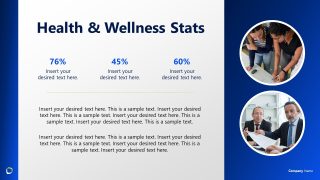 Corporate Wellness Template Slide 