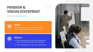 Mission & Vision Statement - Corporate Culture PPT Template