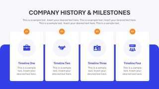 Company History Timeline - Corporate Culture Presentation Deck