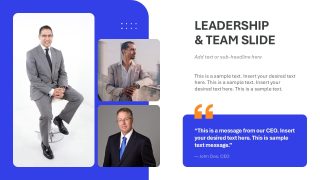 Leadership Team Presentation - Corporate Culture PPT Deck