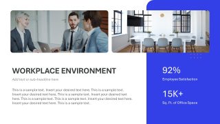 Workplace Environment Slide - Corporate Culture PowerPoint Design