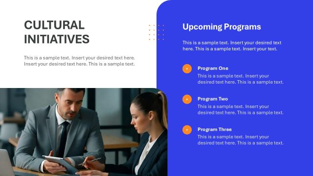Cultural Initiatives & Programs PowerPoint Template