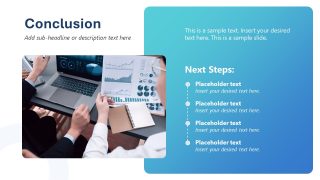 Editable Conclusion Slide - Social Media Marketing Template 