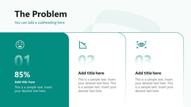 Problem Presentation Slide – Crowdfunding Pitch Deck Template