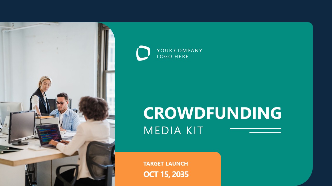 Crowdfunding Media Kit Template for PowerPoint 