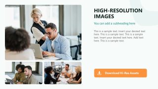 Crowdfunding Media Kit Slide with HD Images 