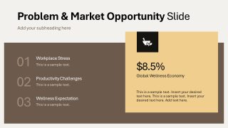 Wellness Brand Product PPT Template Slide 