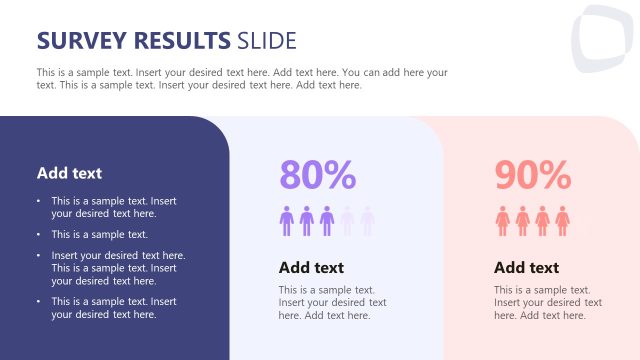 Gender Distribution Slide – Survey PPT Presentation Template