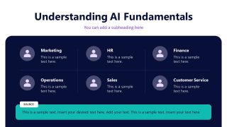 AI Corporate Training PPT Slide Template 