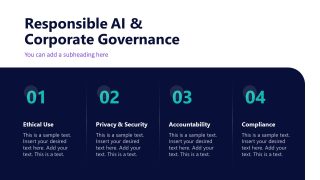 AI Corporate Training Template PPT Layout 