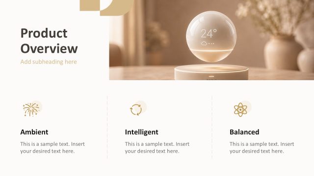 Product Overview Slide – Orbit Product PowerPoint Template