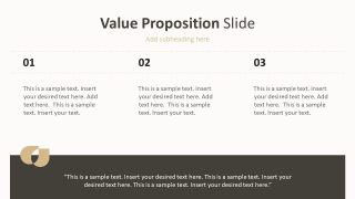 Three Points for Business Value Discussion - Orbit Product Presentation Template