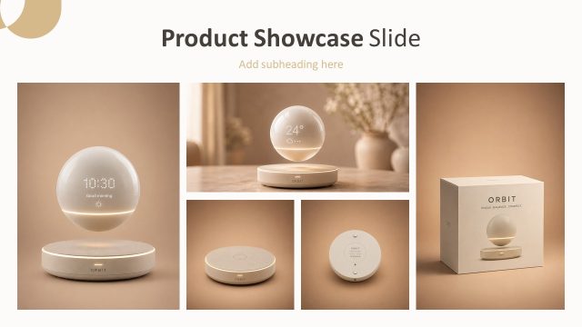 Product Showcase Slide with Multiple Images