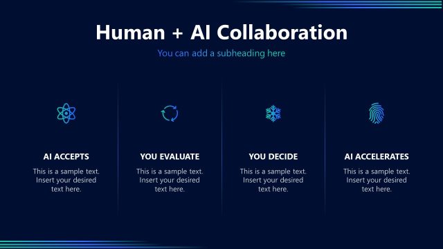 Human + AI Collaboration Concept Presentation – AI Training Template