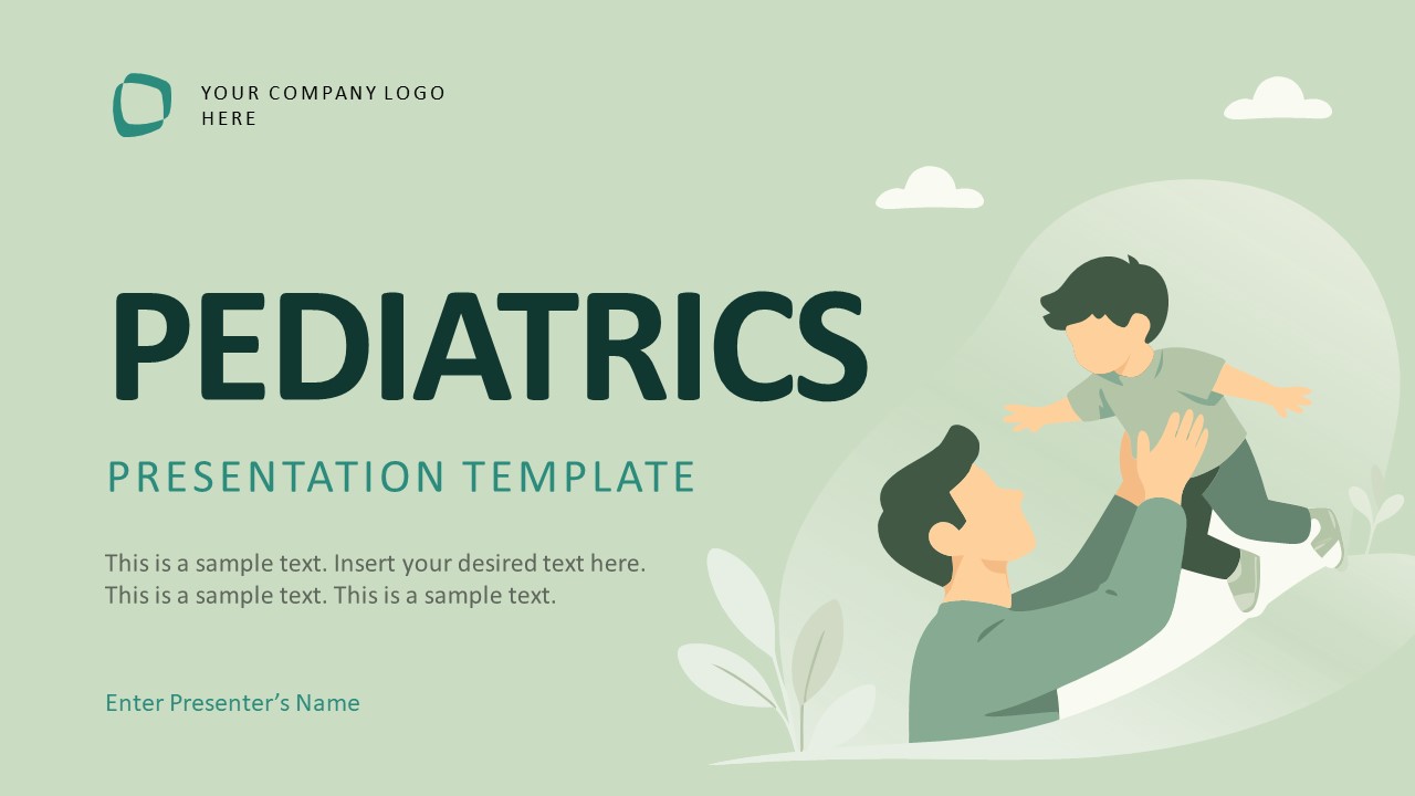 Editable Pediatrics PPT Template
