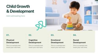 Growth & Development Slide - Pediatrics PowerPoint Design