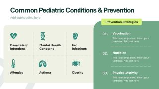 Pediatric Conditions - Prevention PowerPoint Layout