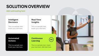 Solution Presenting Slide - Modern Pitch Deck Template