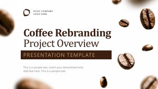 Coffee Rebranding PPT Design for Title Discussion 
