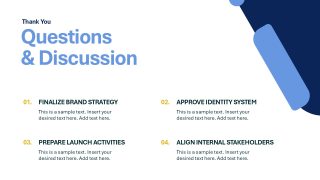 Discussion & Q&A - Rebranding Strategy PPT Presentation