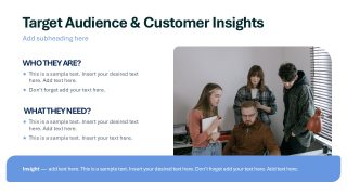 Customer Insights Layout - Rebranding Strategy PPT Template 